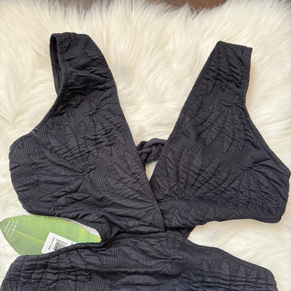 Farm Rio Copabanana Side Cutout Quilted One-Piece Swimsuit - Picture 7 of 10